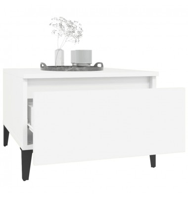  Staliukas, baltos spalvos, 50x46x35cm, apdirbta mediena - Žurnaliniai staliukai - 5