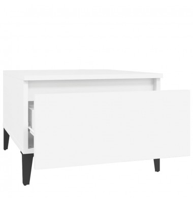  Staliukas, baltos spalvos, 50x46x35cm, apdirbta mediena - Žurnaliniai staliukai - 7
