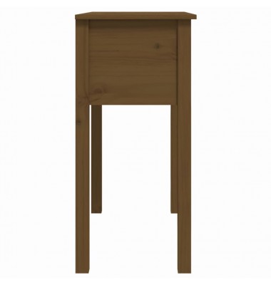  Konsolinis staliukas, medaus rudas, 70x35x75cm, pušies masyvas - Žurnaliniai staliukai - 8