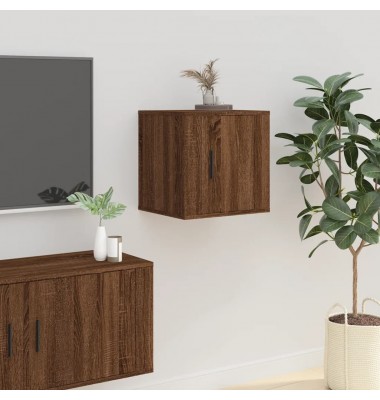  Sieninė televizoriaus spintelė, ruda ąžuolo, 40x34,5x40cm - TV spintelės - 1