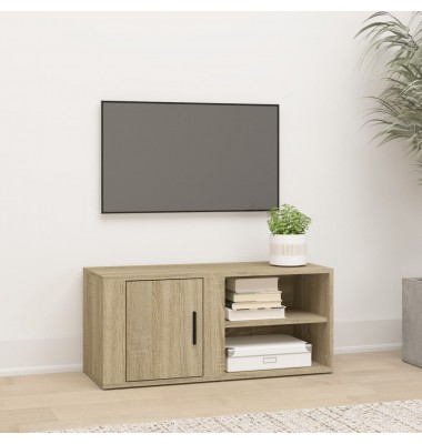  Televizoriaus spintelė, ąžuolo, 80x31,5x36cm, apdirbta mediena - TV spintelės - 1