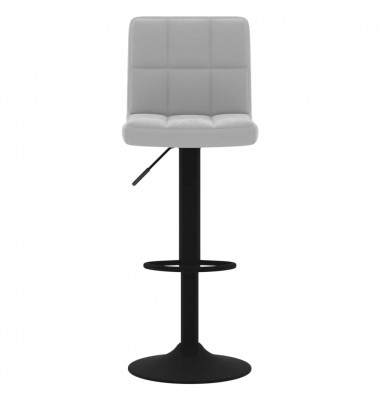  Baro taburetės, 2vnt., šviesiai pilkos spalvos, aksomas - Baro kėdės - 4