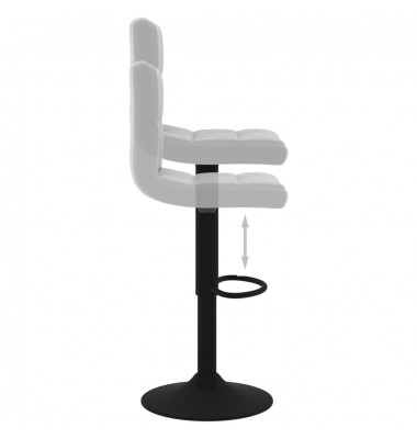  Baro taburetės, 2vnt., šviesiai pilkos spalvos, aksomas - Baro kėdės - 7