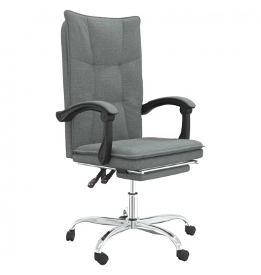  Atlošiama biuro kėdė, tamsiai pilkos spalvos, audinys - Biuro kėdės - 2