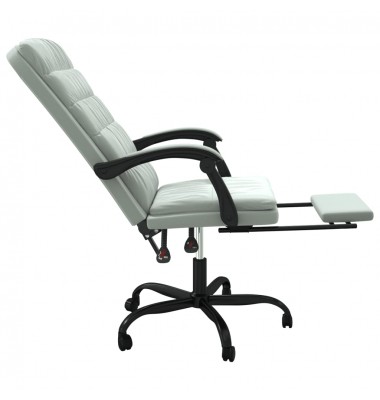  Atlošiama biuro kėdė, šviesiai pilkos spalvos, aksomas - Biuro kėdės - 7