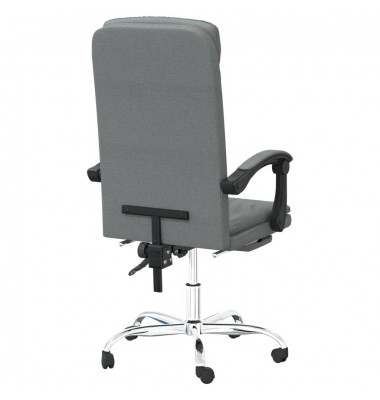  Atlošiama biuro kėdė, tamsiai pilkos spalvos, audinys - Biuro kėdės - 5