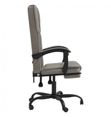  Atlošiama biuro kėdė, taupe spalvos, audinys - Biuro kėdės - 4