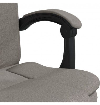  Atlošiama biuro kėdė, taupe spalvos, audinys - Biuro kėdės - 9