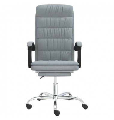  Atlošiama biuro kėdė, šviesiai pilkos spalvos, audinys - Biuro kėdės - 3