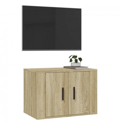  Sieninė televizoriaus spintelė, sonoma ąžuolo, 57x34,5x40cm - TV spintelės - 4