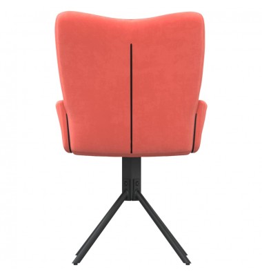  Pasukamos valgomojo kėdės, 2vnt., rožinės spalvos, aksomas - Valgomojo Kėdės - 7