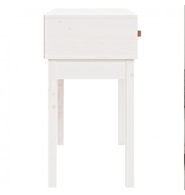  Konsolinis staliukas, baltas, 76,5x40x75cm, pušies masyvas - Žurnaliniai staliukai - 5