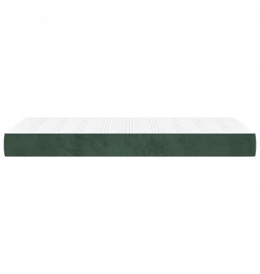  Spyruoklinis čiužinys, tamsiai žalias, 100x200x20 cm, aksomas - Čiužiniai - 4