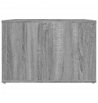  Naktinis staliukas, pilkas ąžuolo, 57x55x36cm, apdirbta mediena - Naktinės spintelės - 6