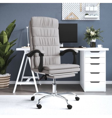  Atlošiama biuro kėdė, taupe spalvos, audinys - Biuro kėdės - 1
