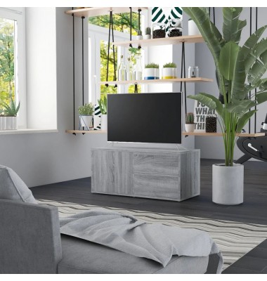  Televizoriaus spintelė, pilka ąžuolo, 80x34x36cm, mediena - TV spintelės - 1