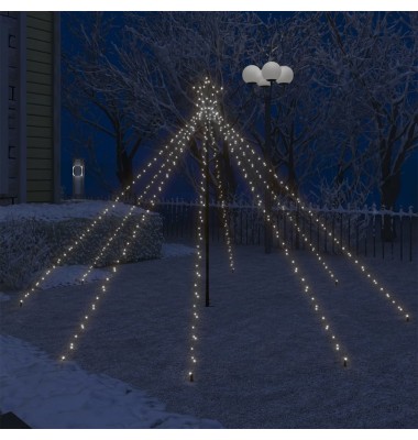  Kalėdų eglutės girlianda-krioklys, 400 LED lempučių, 2,5m - Kalėdinės eglutės - 1