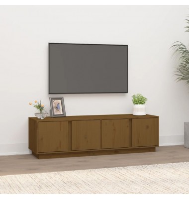  Televizoriaus spintelė, medaus ruda, 140x40x40cm, pušis - TV spintelės - 1