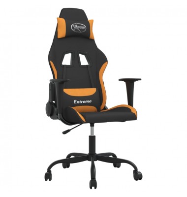  Žaidimų kėdė, juodos ir oranžinės spalvos, audinys - Žaidimų kėdės - 2