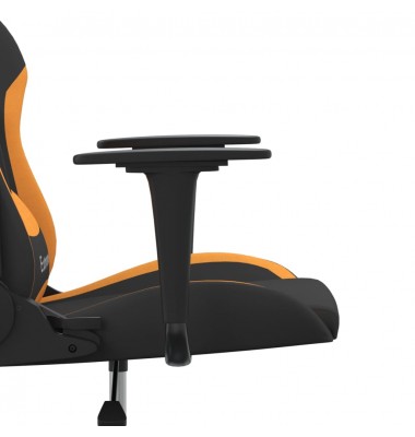  Žaidimų kėdė, juodos ir oranžinės spalvos, audinys - Žaidimų kėdės - 10