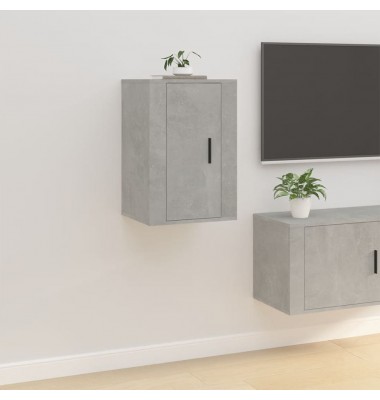  Sieninė televizoriaus spintelė, betono pilka, 40x34,5x60cm - TV spintelės - 1