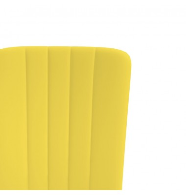  Valgomojo kėdės, 4vnt., garstyčių geltonos spalvos, aksomas - Valgomojo Kėdės - 7