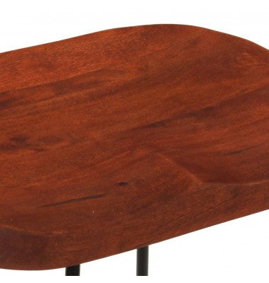  Gavin Baro taburetės, 2vnt., 50x40x78cm, mango medienos masyvas - Baro kėdės - 7