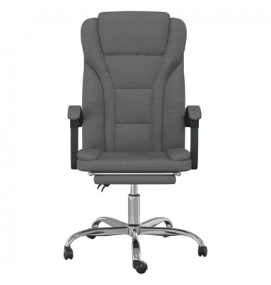  Atlošiama biuro kėdė, tamsiai pilkos spalvos, audinys - Biuro kėdės - 3
