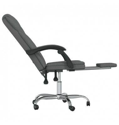  Atlošiama biuro kėdė, tamsiai pilkos spalvos, audinys - Biuro kėdės - 7