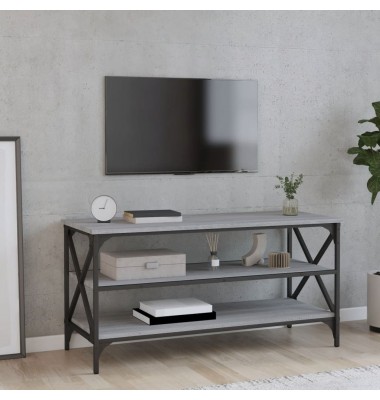  Televizoriaus spintelė, pilka ąžuolo, 100x40x50cm, mediena - Žurnaliniai staliukai - 1