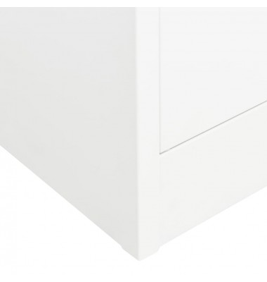  Biuro spintelė, baltos spalvos, 90x40x180cm, plienas - Biuro spintos, spintelės - 7