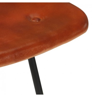  Baro taburetės, 4vnt., rudos spalvos, tikra oda - Baro kėdės - 9