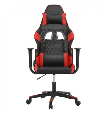  Žaidimų kėdė, juodos ir raudonos spalvos, dirbtinė oda - Žaidimų kėdės - 3