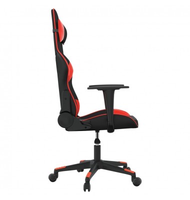  Žaidimų kėdė, juodos ir raudonos spalvos, dirbtinė oda - Žaidimų kėdės - 4