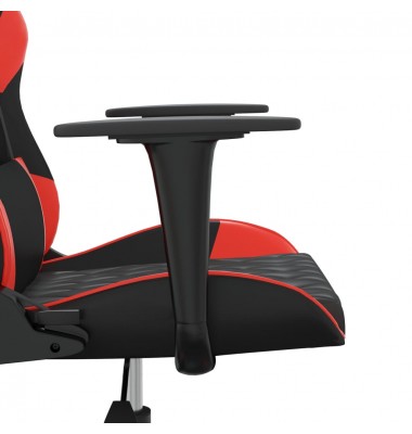  Žaidimų kėdė, juodos ir raudonos spalvos, dirbtinė oda - Žaidimų kėdės - 9