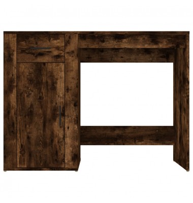  Rašomasis stalas, dūminio ąžuolo, 100x49x75cm, apdirbta mediena - Rašomieji stalai - 6