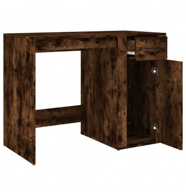  Rašomasis stalas, dūminio ąžuolo, 100x49x75cm, apdirbta mediena - Rašomieji stalai - 7