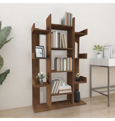  Spintelė knygoms, ruda ąžuolo, 86x25,5x140cm, mediena - Pastatomos lentynos, spintelės - 1