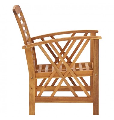  Sodo kėdės, 2vnt., akacijos medienos masyvas - Lauko kėdės - 4