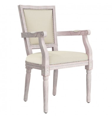  Valgomojo kėdė, smėlio spalvos, linas - Valgomojo Kėdės - 2