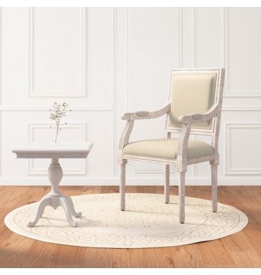  Krėslas, smėlio spalvos, 54x59x99cm, linas - Foteliai, krėslai - 1