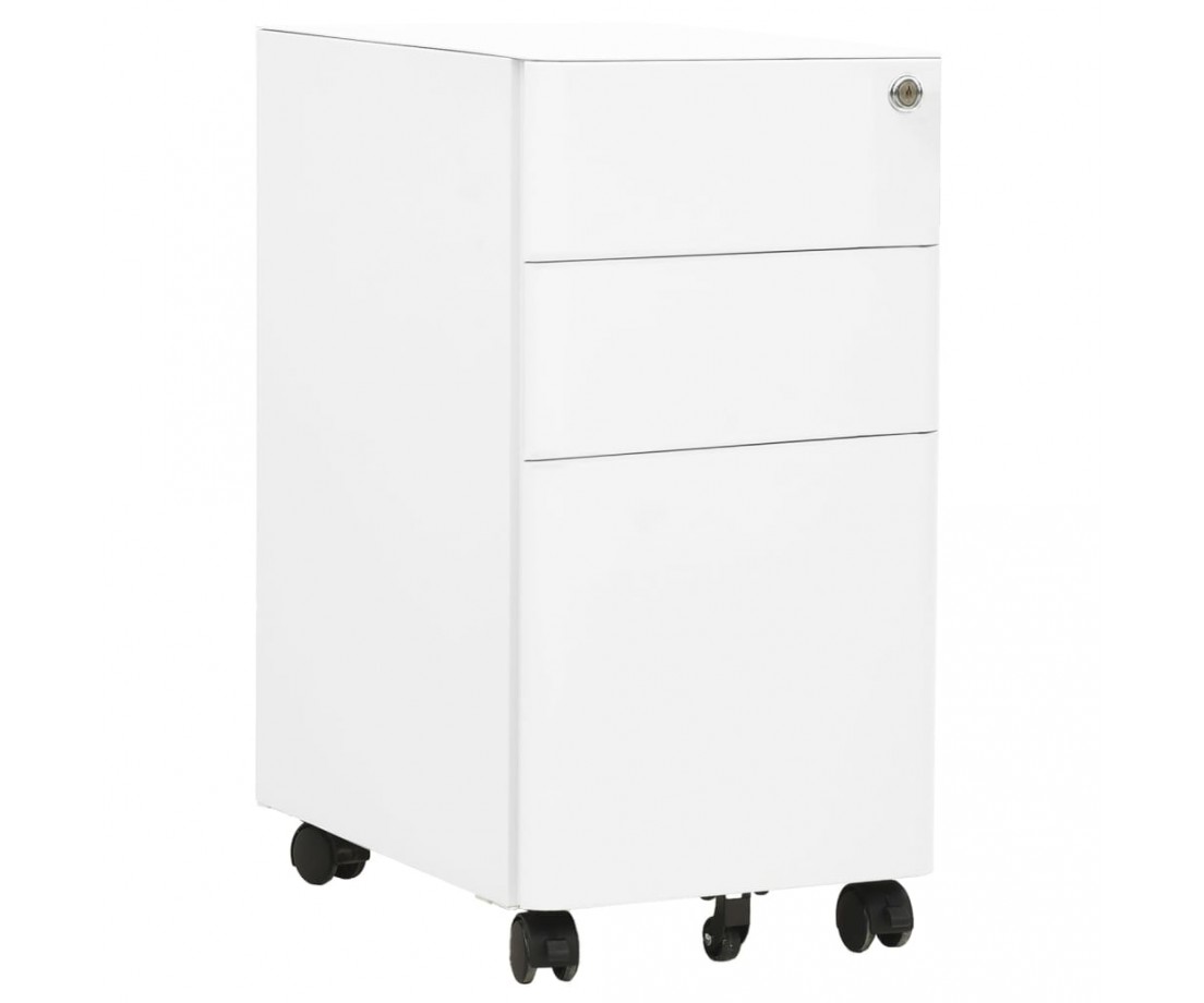 Mobili spintelė dokumentams, balta, 39x45x59cm, plienas - Dokumentų spintos - 1 Mobili spintelė dokumentams, balta, 39x45x59cm, plienas - Dokumentų spintos - 1
