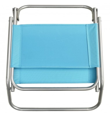  Sulankstomos paplūdimio kėdės, 2vnt., turkio spalvos, audinys - Lauko kėdės - 6