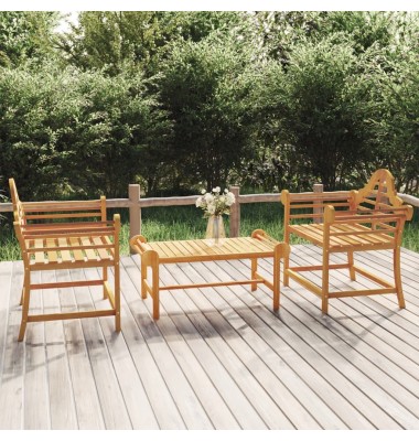 Sodo kėdės, 2vnt., 91x62x94cm, tikmedžio medienos masyvas - Lauko kėdės - 1