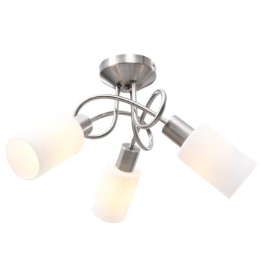  Lubinis šviestuvas su keramikiniais gaubtais, 3xE14 lemputėms - Šviestuvai - 1