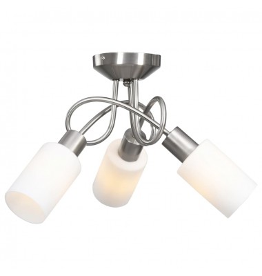  Lubinis šviestuvas su keramikiniais gaubtais, 3xE14 lemputėms - Šviestuvai - 3