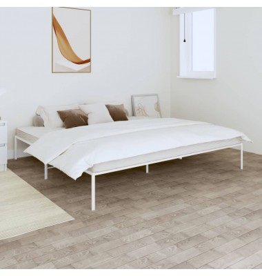  Metalinis lovos rėmas, baltos spalvos, 183x213cm - Lovos - 1