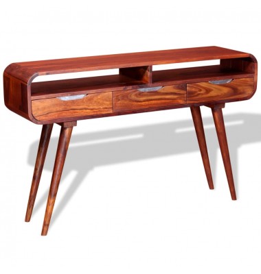  Konsolinis staliukas, rausv. dalbergijos mediena, 120x30x75cm - Žurnaliniai staliukai - 1