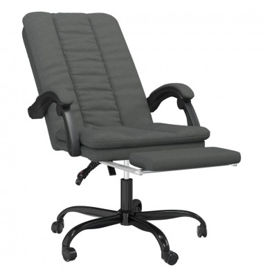  Atlošiama biuro kėdė, tamsiai pilkos spalvos, audinys - Biuro kėdės - 6