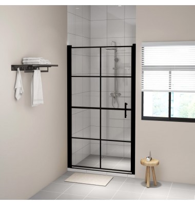  Dušo durys, juodos spalvos, 100x178cm, grūdintas stiklas - Dušo kabinos, durys - 1